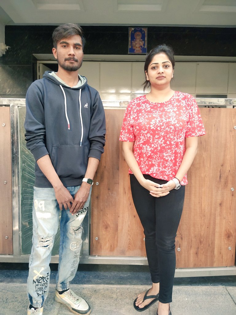 With Sandalwood Queen 👑💖🤩 #RachithaRam #NammaBengaluru