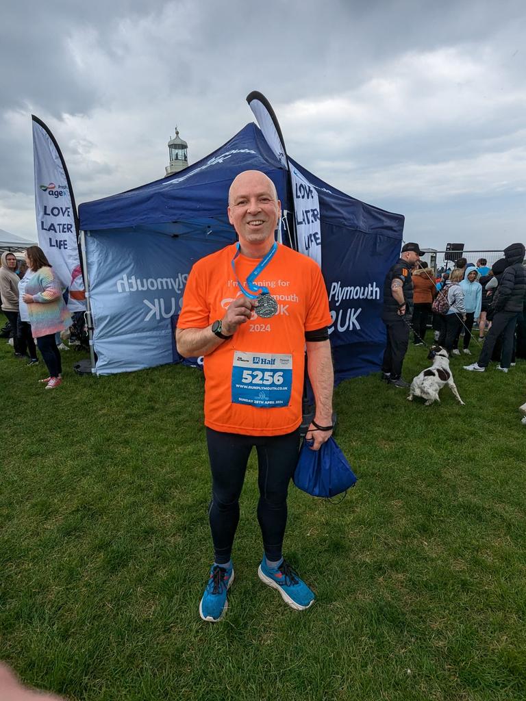 Thank you to everyone who sponsored me for age uk. I can confirm I finished the Plymouth half marathon! If you haven't yet sponsored and would like to, please do at: sportsgiving.co.uk/sponsorship/en…
