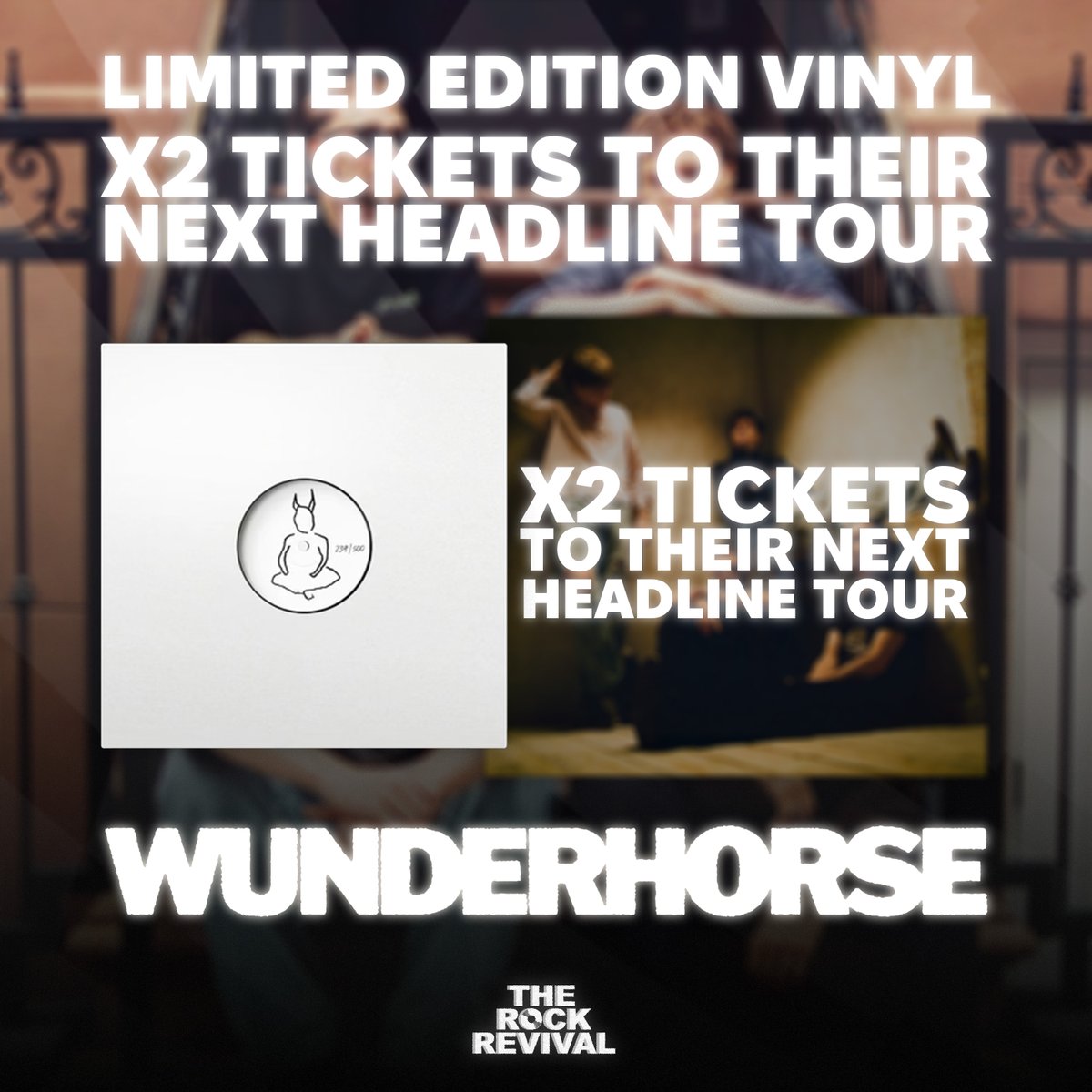 TheRockRevival_'s tweet image. For a chance to win a limited edition vinyl of Wunderhorse’s second studio album &amp;amp; 2 tickets to their next headline tour 🎫 

- Like and RT
- Follow @therockrevival_ &amp;amp; @wunderhorse  
- Tag a mate

P.S. Follow on Twitter for a double chance!