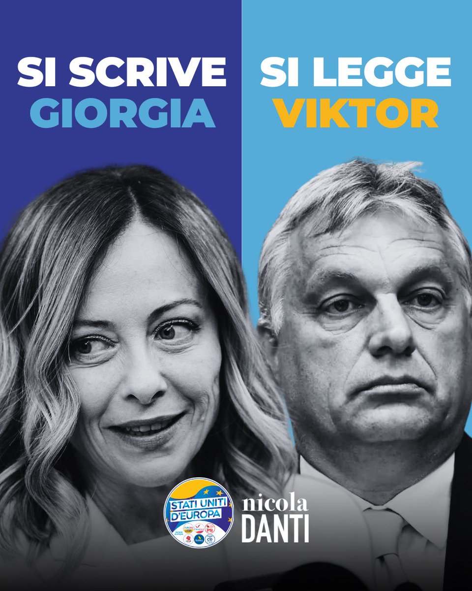 “Prendi i voti e scappa”, una cosa davvero poco seria. La premier Giorgia Meloni sceglie di candidarsi alle prossime elezioni europee in tutte le circoscrizioni per trascinare le liste di Fratelli d’Italia. Che poi si sa, si scrive Giorgia, si legge Viktor (Orban), la coppia che…