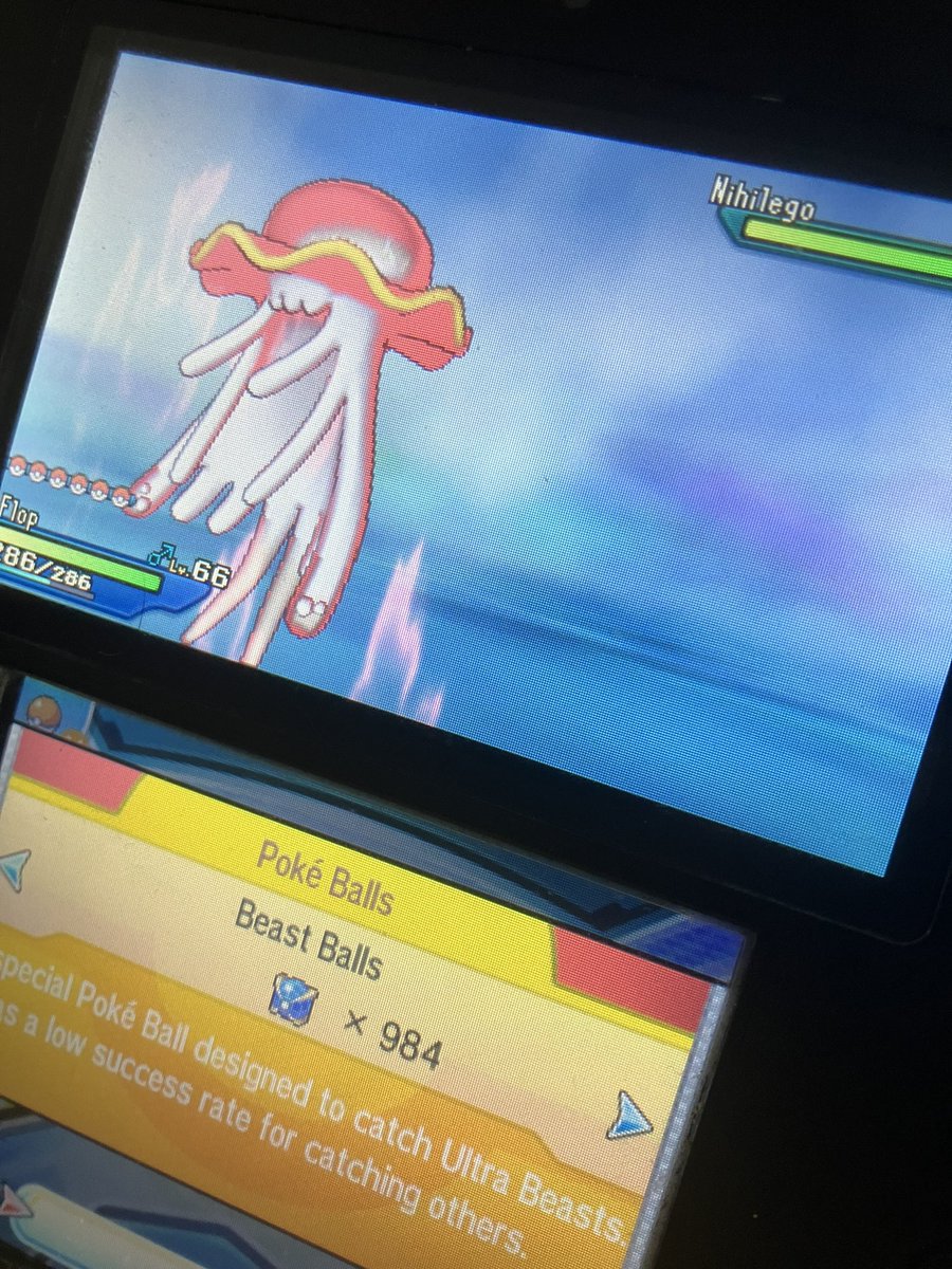 SHINY NIHILEGO FINALLY AFTER 3006 RESETS i was about to end it all how did i go over double odds
