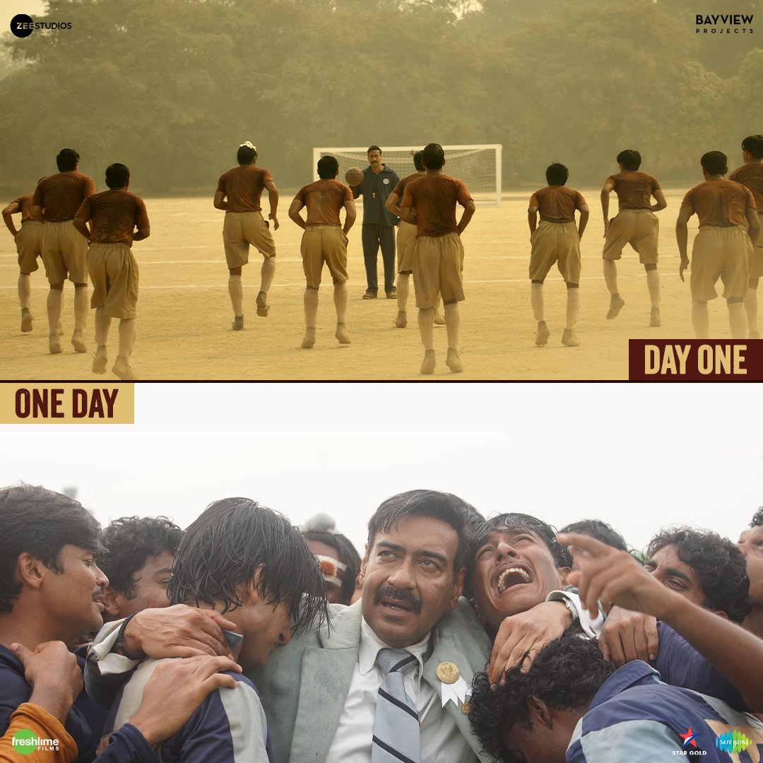 S.A. Rahim and #TeamIndia have been an inspiration since day one! ⚽️✨ Do you agree? Tell us in the comments. 🙌 Book your tickets now! 🔗 - linktr.ee/Maidaan_ Watch #Maidaan with your family in cinemas now! #MaidaanInIMAX @ajaydevgn #PriyamaniRaj @raogajraj