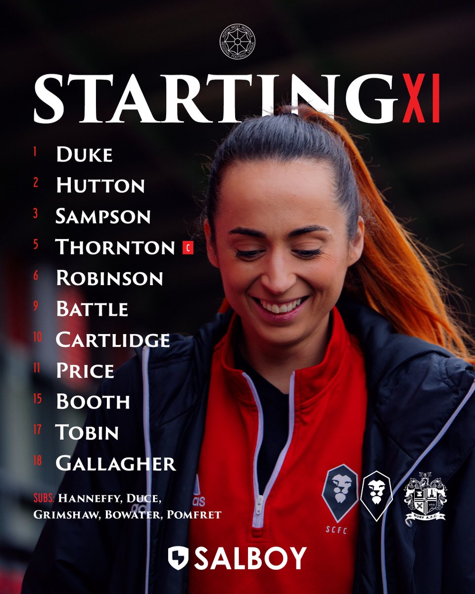Here is today's team to face @buryfc_women!