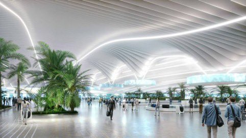 Huge announcement from the UAE today, as the Al Maktoum International Airport (DWC) project, the future Dubai airport hub, is revealed in full… • Five times the size of current DXB, Al Maktoum International Airport will be able to accommodate 260 million passengers per year…