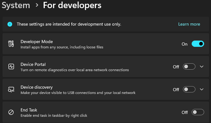 TheWailingPaul's tweet photo. Wait when did *this* get added??? #Windows11 #endtask Is this the future? https://t.co/PeZfikuTq9