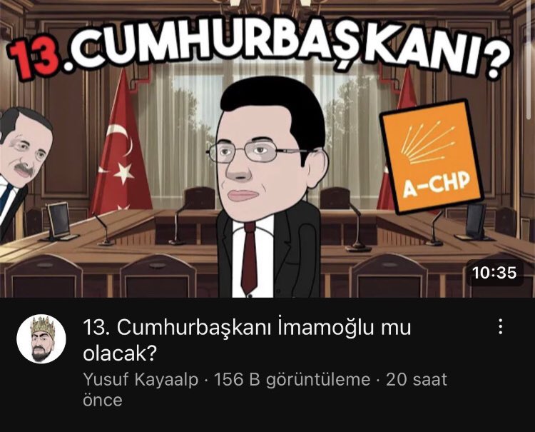 ÖNERİ |

Gençler, Yusuf Kayaalp denen adamdan hiç bir şey öğrenemezsiniz.

Bu adamlar sizi siyasetsiz ve fikirsiz yapmak için uğraşan Türkiye için değil kendi ajandaları için uğraşan adamlar(!).

Jahrein’den, Erlik’ten toplum önderi olmayacak. Okuyun araştırın.

Bir Yaşar Kemal…