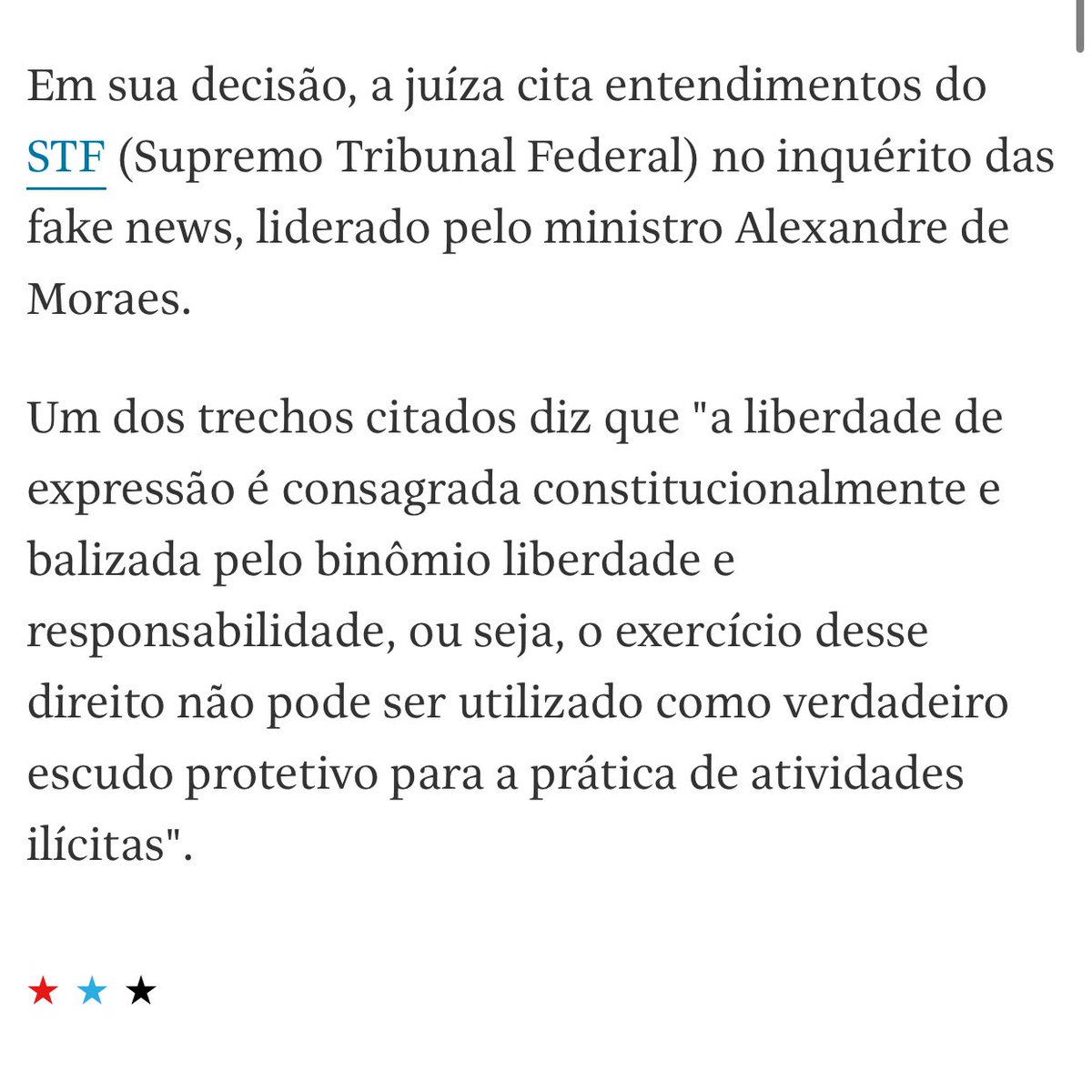 A jurisprudência criada pelo Alexandre de Morais e o STF vem se espalhando pelo o Brasil. Não é o primeiro jornalista preso com base no inquérito das fake news. Não se enganem. Isso só vai parar com leis que explicitamente proíbam juízes e promotores de censurarem.