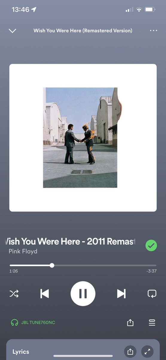 How I wish you were here☹️