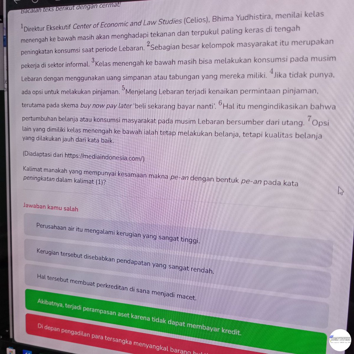 ptn! cara menentukan makna imbuhan gini gimana yah, aku masih suka salah. biasanya aku lihat reply pada bahas 'proses/cara' nah itu tau dia proses/cara tuh gimana 😭