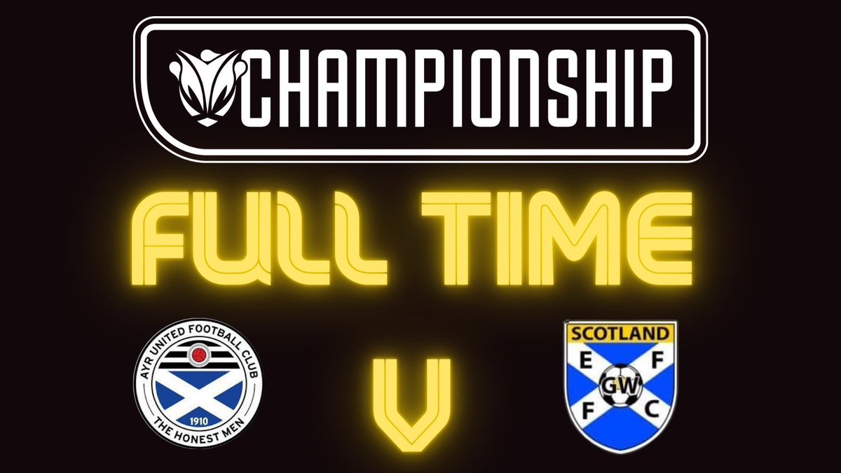 Ayr United 2 East Fife 1