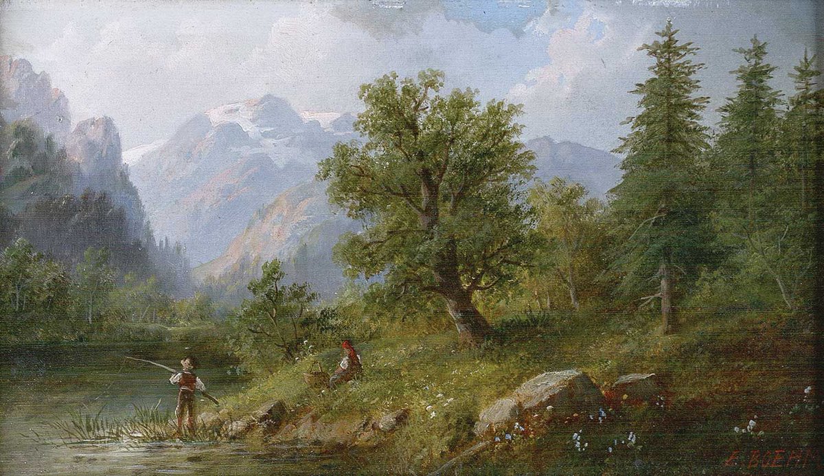 Partie aus Steiermark, by Eduard Boehm (1830-1890)