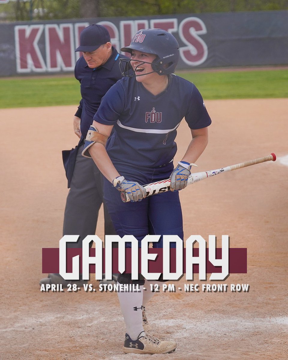Let’s keep rollin’ 🚂 🆚 Stonehill ⏰ 12 pm 📍 Hackensack, N.J. 📊 FDUKnights.com 📺 bit.ly/49Y7Dy7 #uKNIGHTED