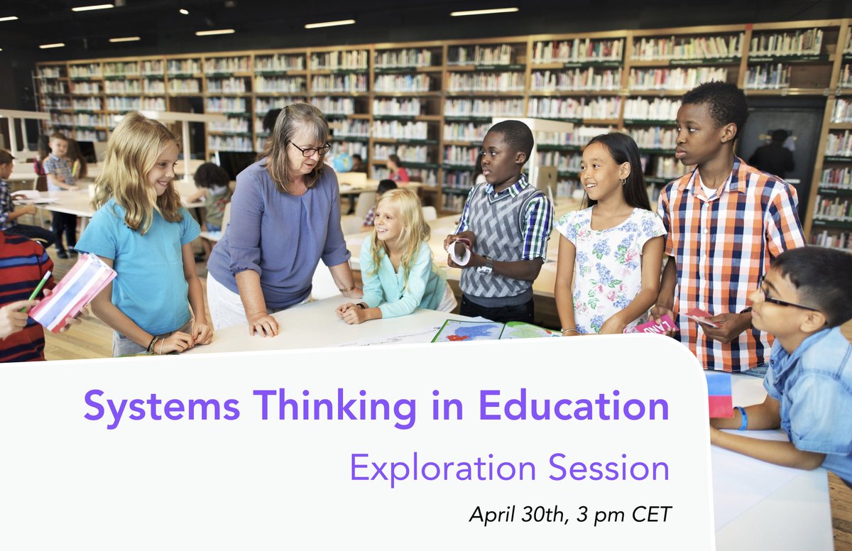 Coming up this week at Si, we will be hosting this event for you to learn, connect and discuss with others about systems thinking in education. Full info and RSVP here: t.ly/XZsHX