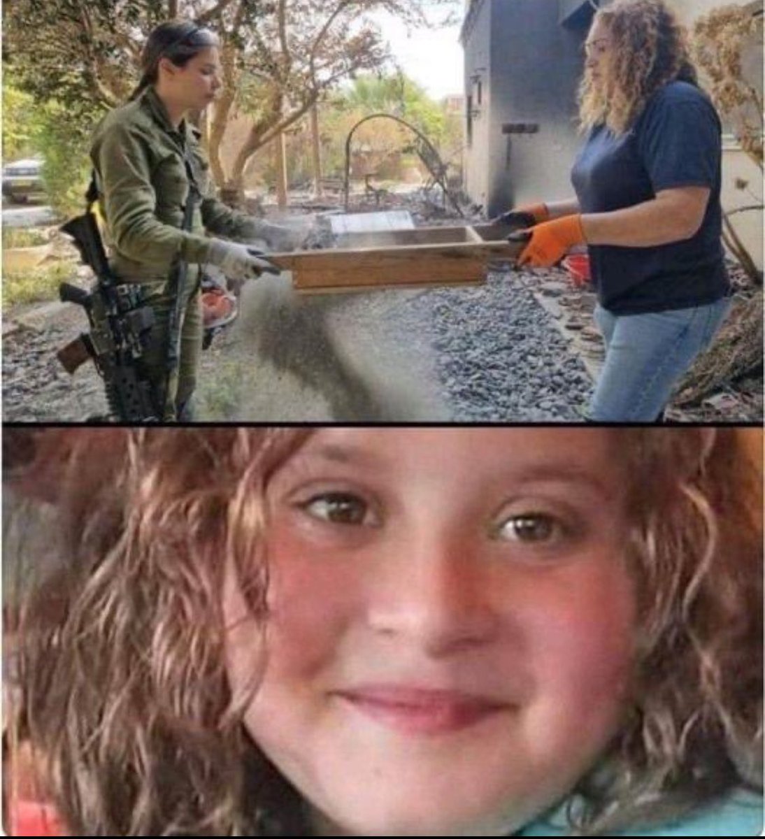 El cuerpo de esta pequeña niña judía fue tan quemado por los terroristas de Hamas que los arqueólogos forenses tardaron más de seis semanas en identificarla. Lo único que queda de Liel Hetzroni, de 12 años, son cenizas y fragmentos de huesos. Que su recuerdo sea de bendición.…