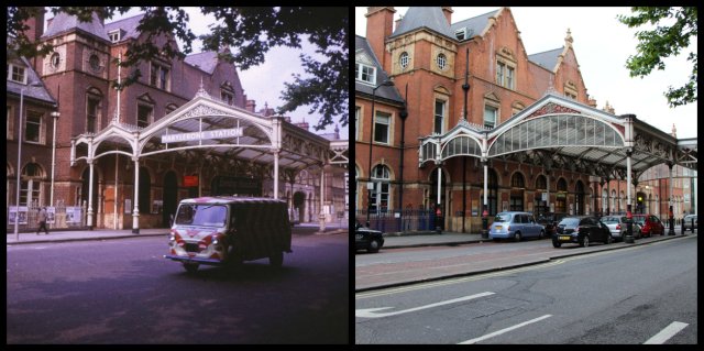 Marylebone station, Melcombe Place, Marylebone
➡️ flic.kr/p/WtSzrk
 [Left photo © Kieran Campbell]