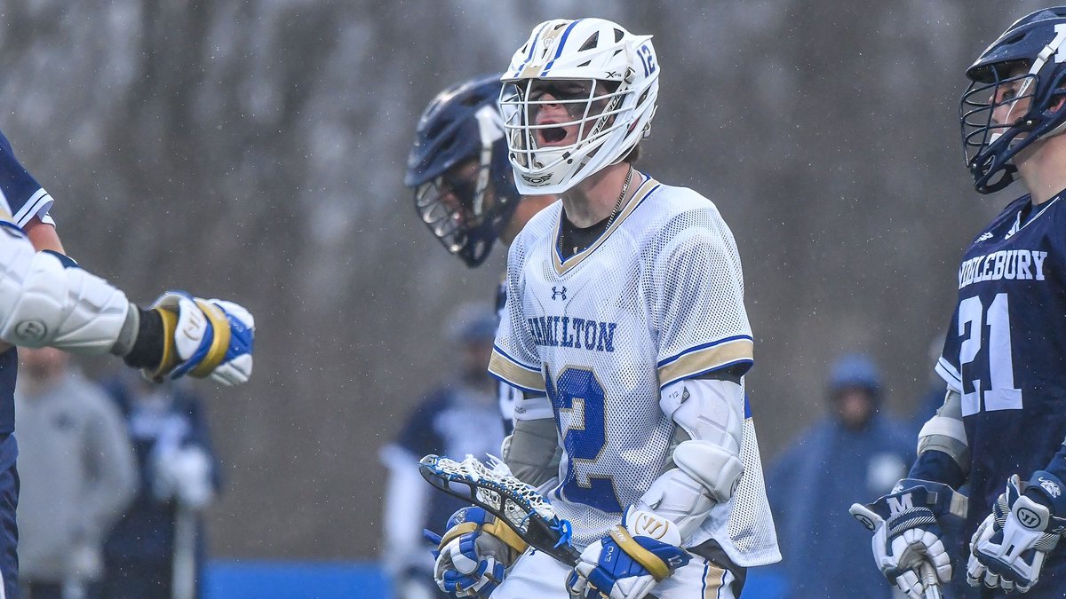 Wow! Men's lacrosse knocks off top seed Tufts to advance to NESCAC Championship semifinals for the first time. buff.ly/3UDcZdJ

@HamCollSports #NESCAC #LetsGoBlue