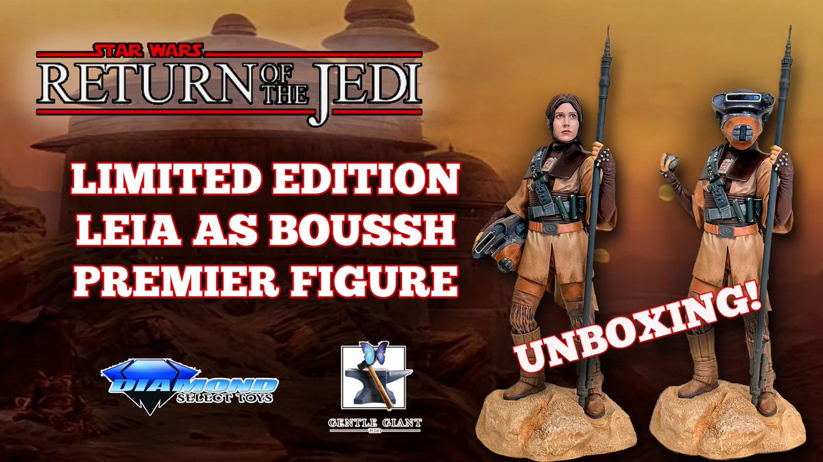 Star Wars fans! Here is our unboxing of the limited edition Leia as Boussh Return Of The Jedi resin figure! youtu.be/MxT73Ypd2gc

#starwars #leia #boussh #limited #diamondselecttoys #gentlegiant #princessleia #jedi #actionfigure #toys #unboxing #returnofthejedi