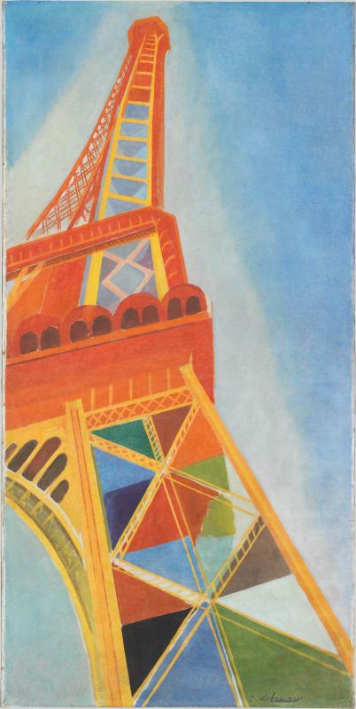 Robert Delaunay. 
La Tour Eiffel 
1926. Paris France Painting