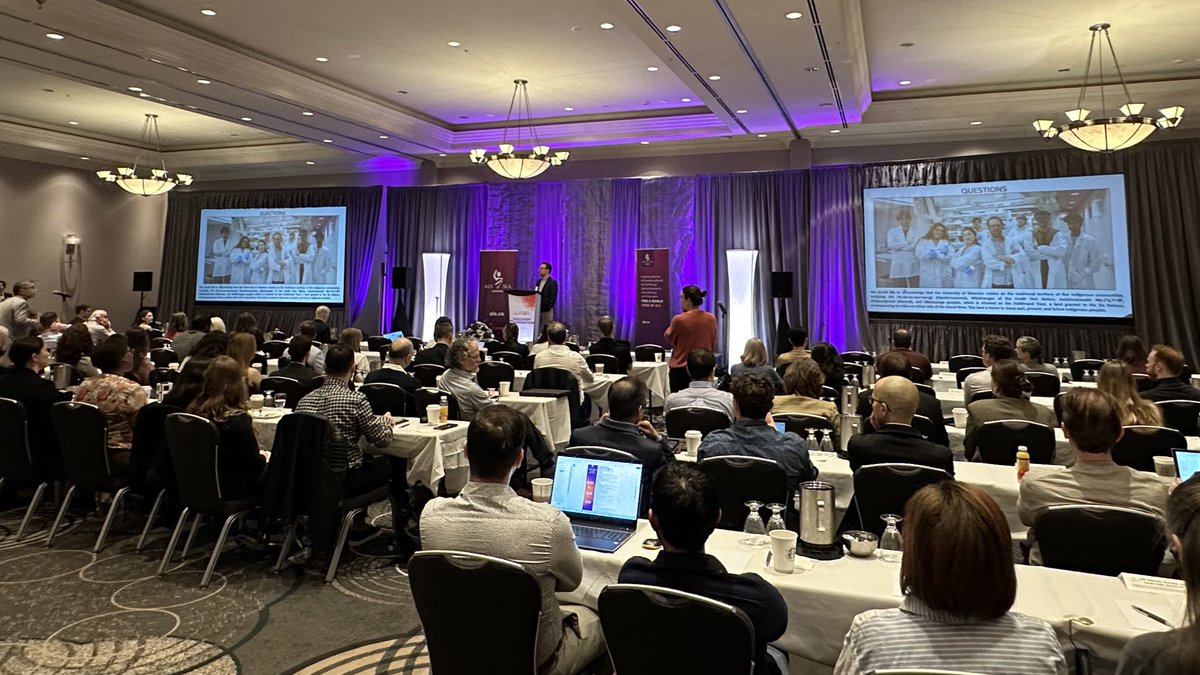 Early birds. A packed room of scientists and community members at the 2024 @ALSCanada Research Forum. This is an opportunity to hear about the #ALS Canada-funded research.