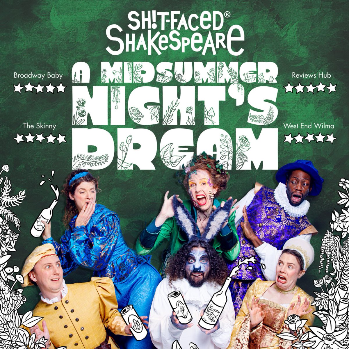 NEWS: ⭐ SH!T-FACED SHAKESPEARE’S A MIDSUMMER NIGHT’S DREAM – LONDON REVIVAL ANNOUNCED FOR LEICESTER SQUARE THEATRE – JULY 2024 ⭐ Read more - theatrefan.co.uk/sht-faced-shak…
