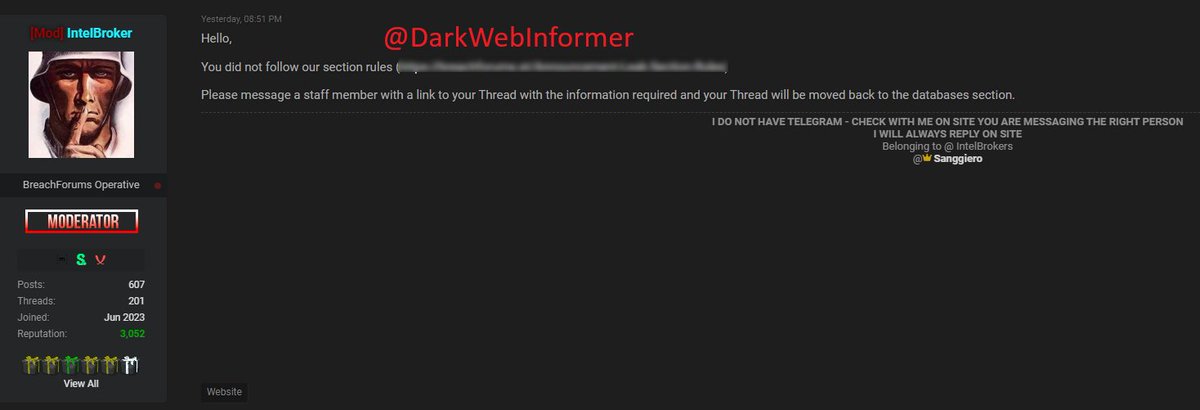 DarkWebInformer tweet picture