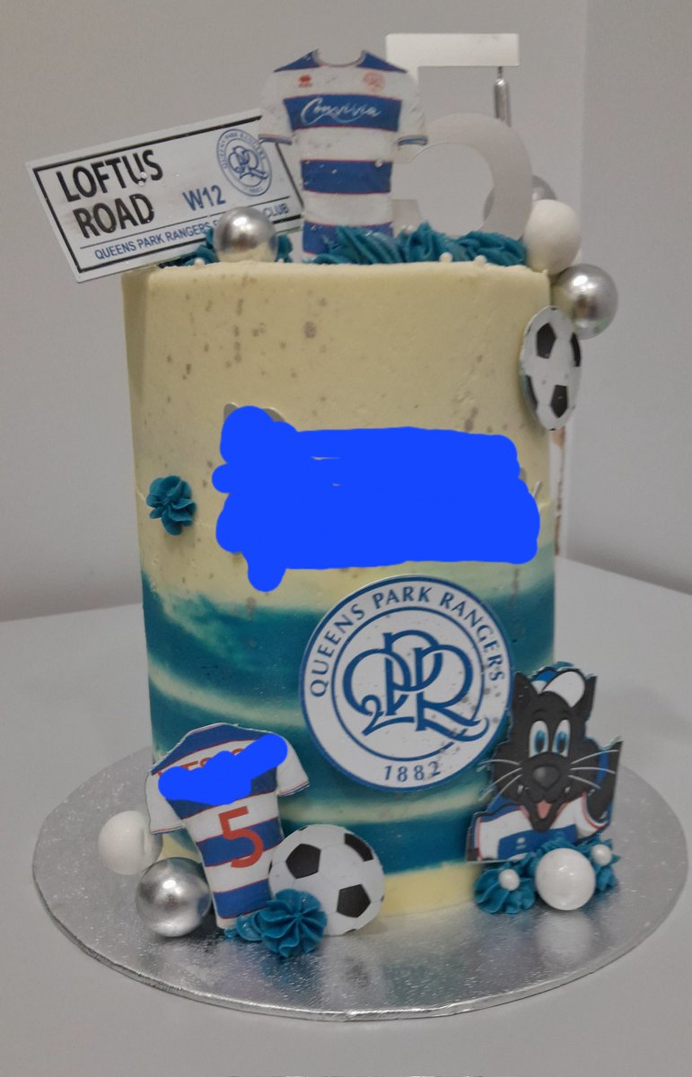 A superb QPR birthday cake today!