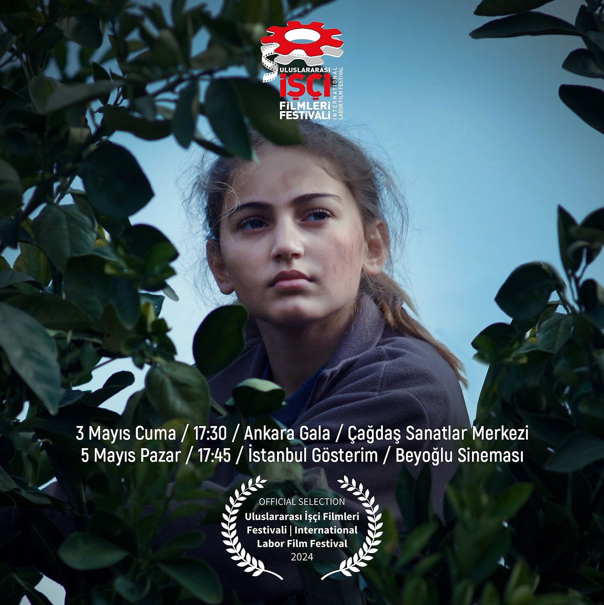 🎬 Benim de minicik de olsa destekçilerinden olduğum @tufansimsekcan'ın Ceylin (@CeylinFilm) filminin @iscifilmfest kapsamındaki gösterimleri: 📍Ankara - Gala 🎟️ Çağdaş Sanatlar Merkezi 🗓️ 3 Mayıs 2024 Cuma 17.30 📍 İstanbul 🎟️ Beyoğlu Sineması 🗓️ 5 Mayıs 2024 Pazar 17.45