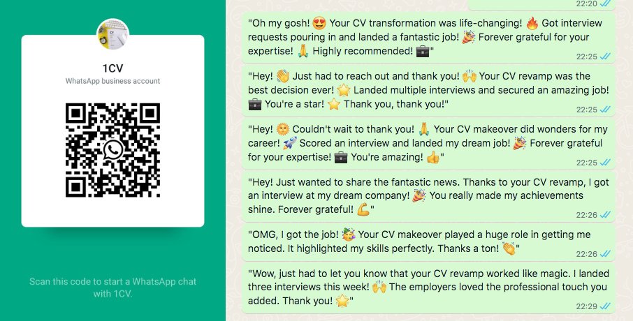 Revamp cv & Cover Letter
Come see YOUR cv in our cv revamp
👇🏿Employers & Recruiters love our revamp cv
-
Demos |wa.me/message/CBMEH4…|
-
Job search is easy with the right CV | Come see why jobseekersSA prefer our revamp cv √
