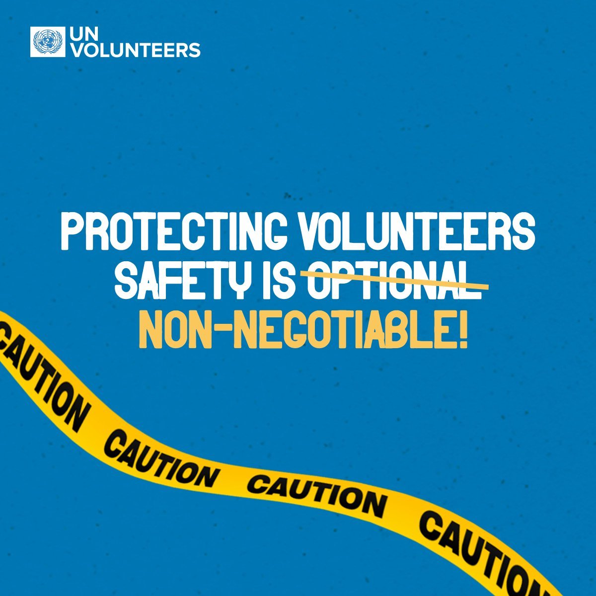 Volunteers, stay safe! #SafeDay