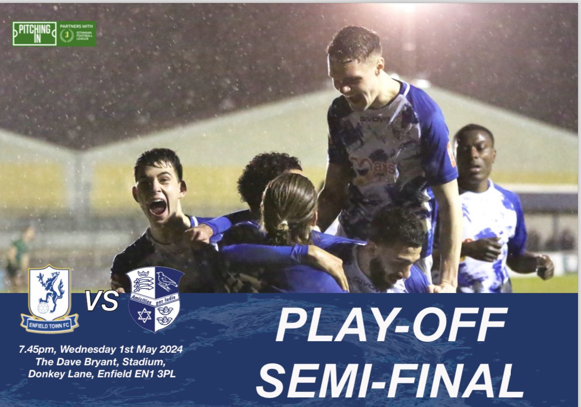 Wingate & Finchley FC (@winfinchleyfc) on Twitter photo It’s here, our biggest match for 7 seasons this Wednesday night under the lights.
The play off semi final vs <a href="/ETFCOfficial/">Enfield Town FC</a> get your tickets now
enfieldtownfc.ktckts.com/event/playoff2… It’s here, our biggest match for 7 seasons this Wednesday night under the lights.
The play off semi final vs <a href="/ETFCOfficial/">Enfield Town FC</a> get your tickets now
enfieldtownfc.ktckts.com/event/playoff2…