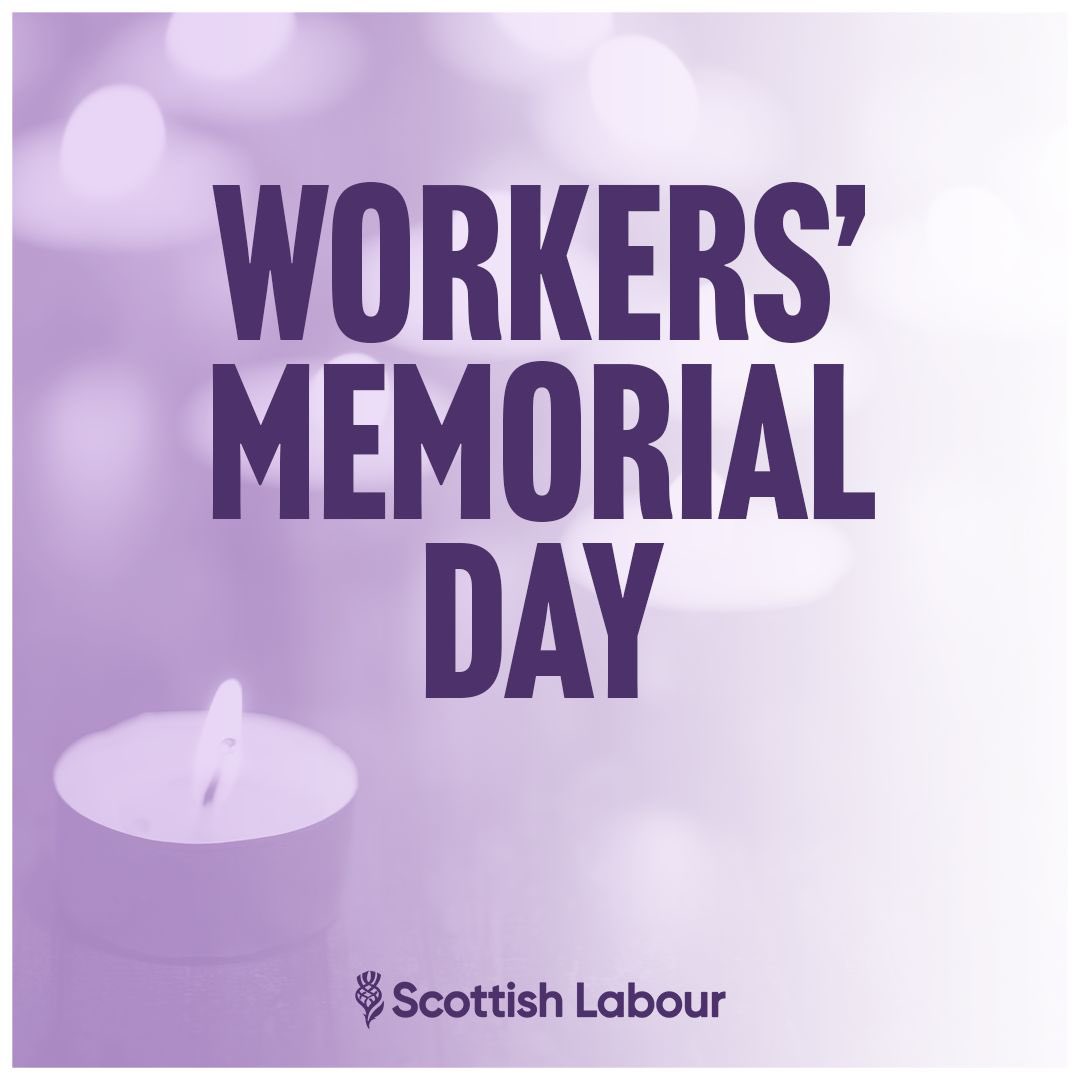 Today on International Workers’ Memorial Day we honour all those who have lost their lives in unsafe workplaces and recommit to improving working conditions. We must always remember the dead and fight for the living. #IWMD24