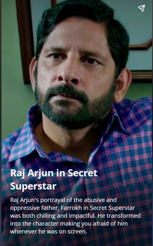 Immensely honored to top the list of 'Actors Who Nailed Negative Characters' by @FilmCompanion. It's the shades of grey that often paint the most compelling picture on-screen. 🎭 #SecretSuperstar #villian #ActingRange #ProudMoment

Click Below To Read The Full Story