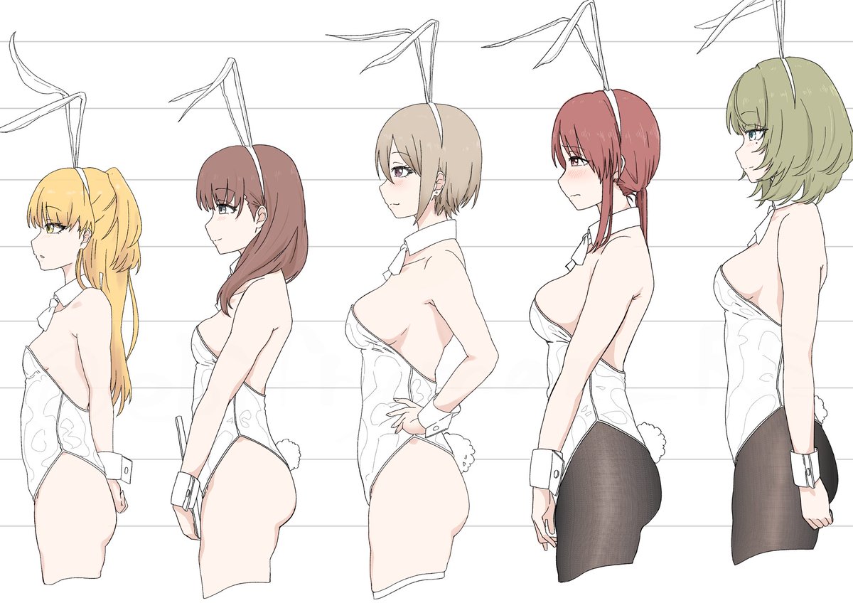 バニーが流行っているらしいですが、私は白バニー派です。 