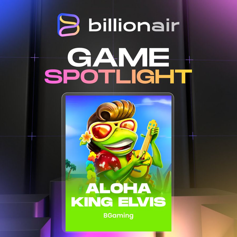 🎸🌺 Feel the rhythm with Aloha King Elvis at #BillionAir Casino! Dive into a tropical paradise where the reels rock and wins flow like lava. 🌋 🍹 Spin to the beat of Elvis’s tunes and unleash exciting features and big bonuses. Are you ready to shake up some wins? 🎰