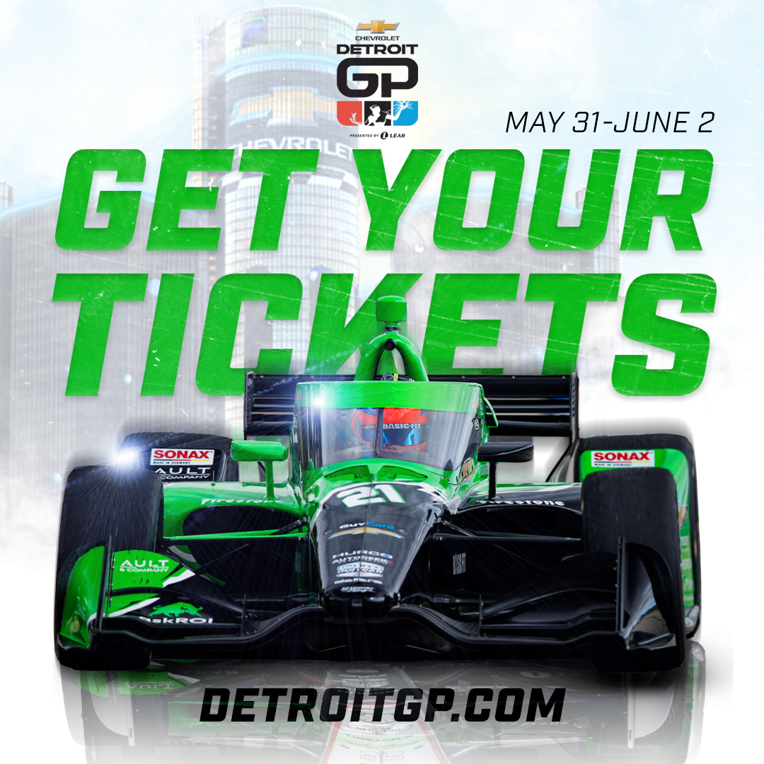 Tickets for the 2024 Chevrolet Detroit Grand Prix presented by Lear are moving fast!

Secure your seats today – grab your Reserved Grandstand tickets here: bit.ly/3JxAyy6 

#DetroitGP // #WeDriveDetroit