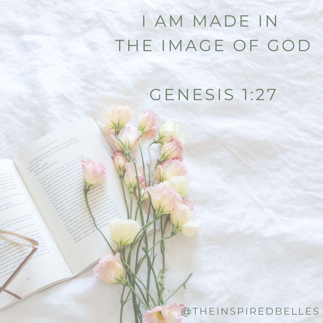 ✨The practical implication of this means each human has worth and value. Being made in the image of God means that it isn't based on race, ethnicity, economic status, social standing, or physical attractiveness. 

#theinspiredbelles #affirmationsforwomen #womenoffaith