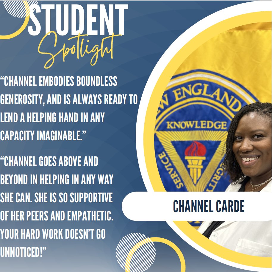 🌟✨ COPHS Student Spotlight Alert! ✨🌟

Let's shine a light on one of our outstanding students in the College of Pharmacy & Health Sciences! 

#COPHSExcellence #HealthSciences #StudentSuccess #SpotlightSunday