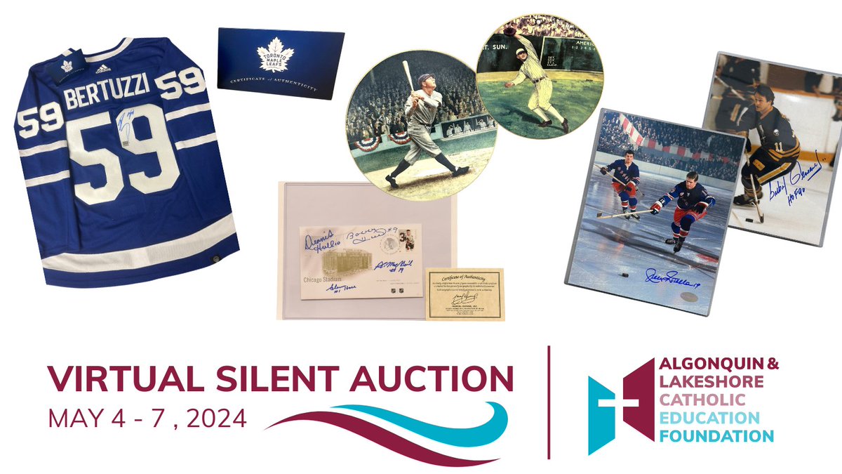 Attention super fans – You'll want to keep score at the upcoming ALCEF Virtual Silent Auction! Items for auction include;  Toronto Maple Leafs jersey signed by Tyler Bertuzzi, autographed sports memorabilia, with COA, and photographs of Canada’s most celebrated hockey heroes.
