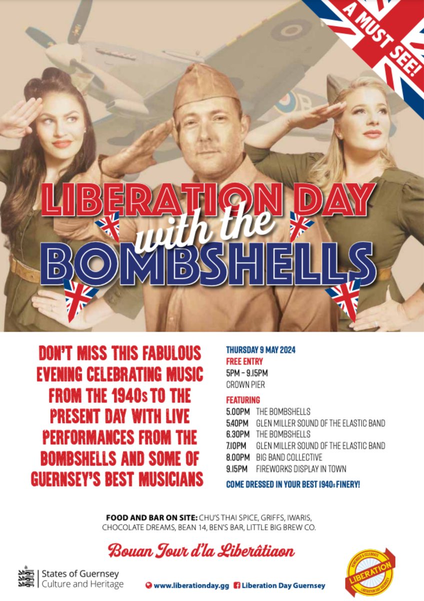 Check out the amazing line up for the Liberation Day concert!

#LibDay2024