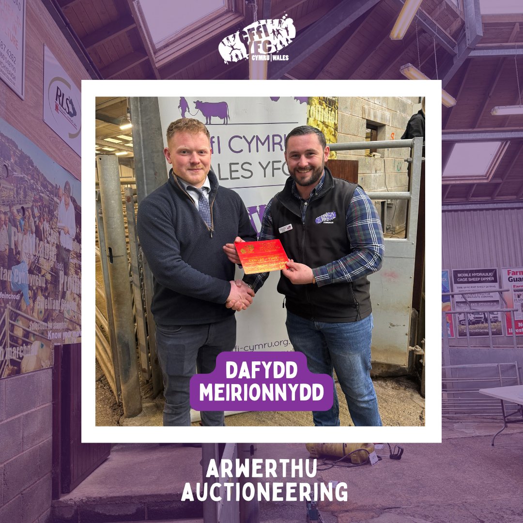 🔨 Auctioneering 🔨 Congratulations to Dafydd from Meirionnydd for winning the competition! 🏆 🥈Brecknock 🥉Ceredigion