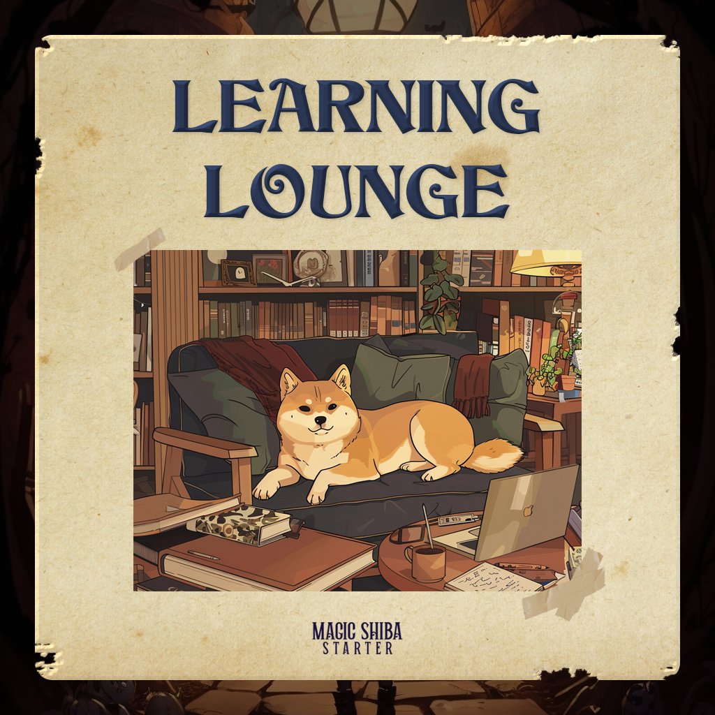 Welcome to the Shiba Inu Learning Lounge! Share your favorite educational resources, articles, or podcasts about crypto and blockchain technology. Let's expand our knowledge together! 📚🧠 #LearningLounge #CryptoEducation #ShibaKnowledge