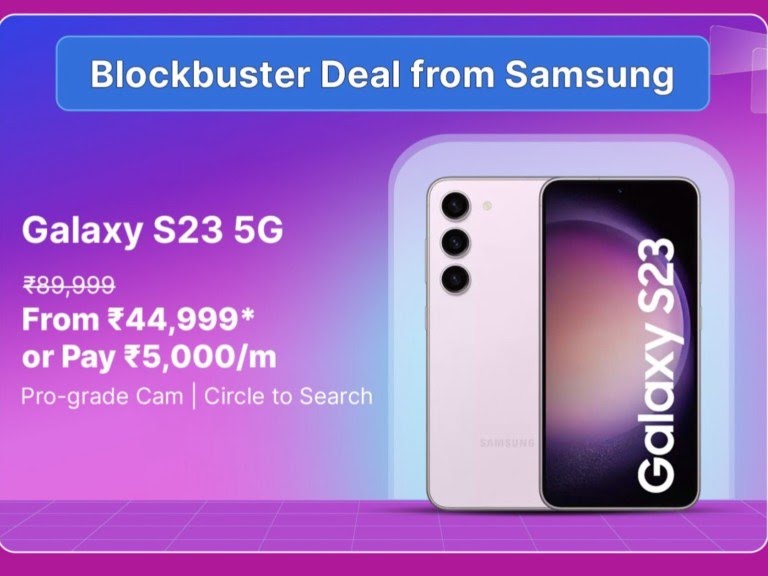 🔥 Discount Alert 🔥 Samsung’s Galaxy S23, S23 FE get massive discounts on Flipkart. 🔗 Link - dl.flipkart.com/s/3dRCbqNNNN #Samsung #samsungs23 #samsungs23fe