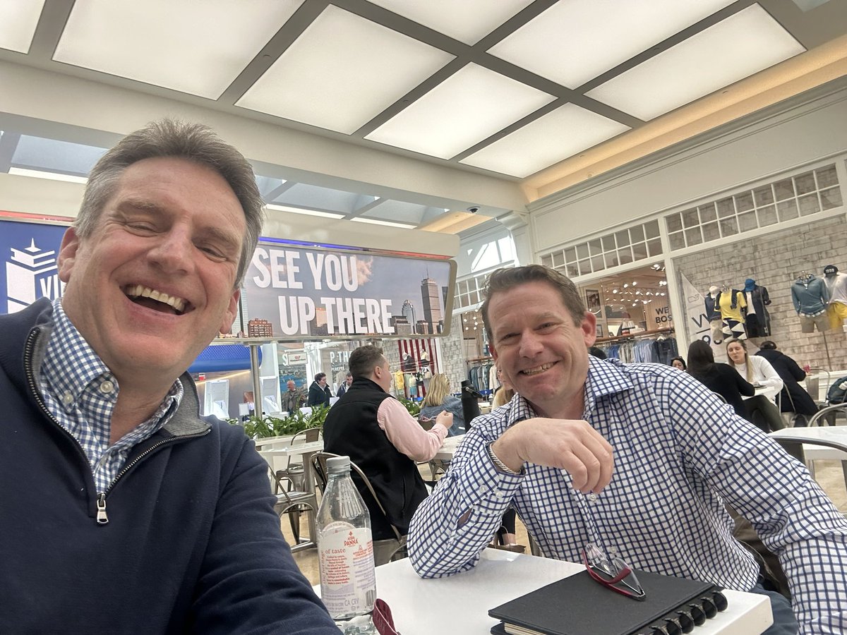 #WeeklyWrap - talked workforce, tech, & the 413 w fellow @TheTechFoundry board member @PatrickStreck.  It was one of those meetings where I left smarter than when it started (make your own joke here).  Appreciate learning more on Tek Collaborative - a refurbisher of devices.