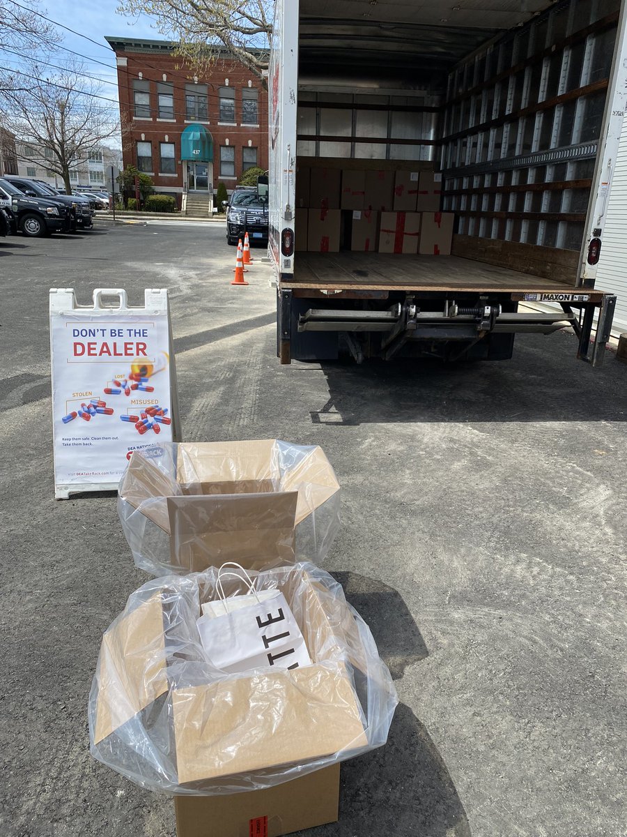 Lots of work done at the Drug #Takeback site in Newton, Massachusetts! Thank you to all the volunteers that came out yesterday to make it happen! #OpEngage