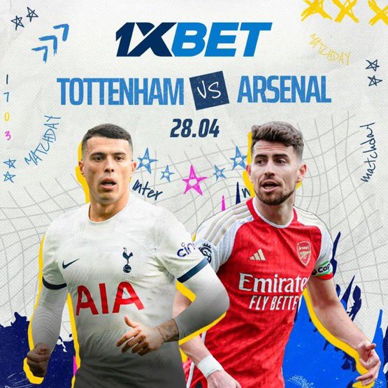 Tottenham vs Arsenal!! Drop your correct predictions using my link on 1XBET: tinyurl.com/yc7hck57 And make sure you use my promo code “Vaddict” and get 200% bonus up to $150 on your first deposit