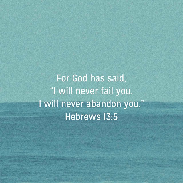 God will never fail you or abandon you. ❤
#godneverfails #godiswithyou #godwillhelpyou