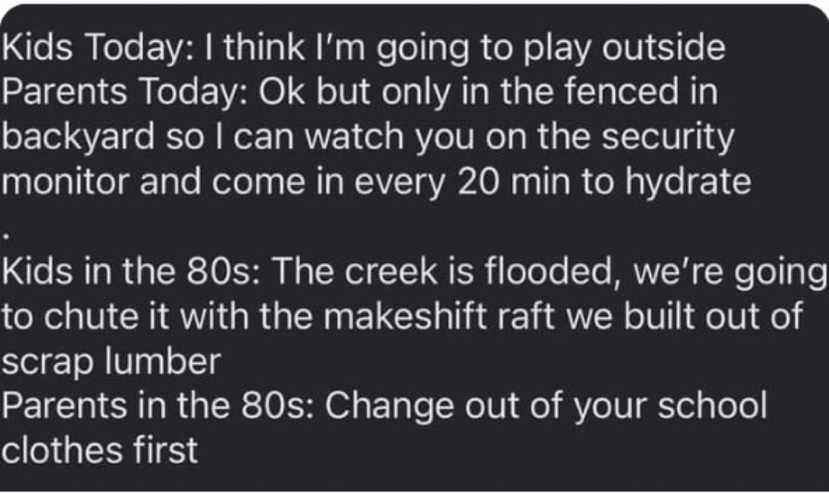 How many of you grew up in the 80’s or even before that? I grew up in the 60’s and it was a different time but better…. !!