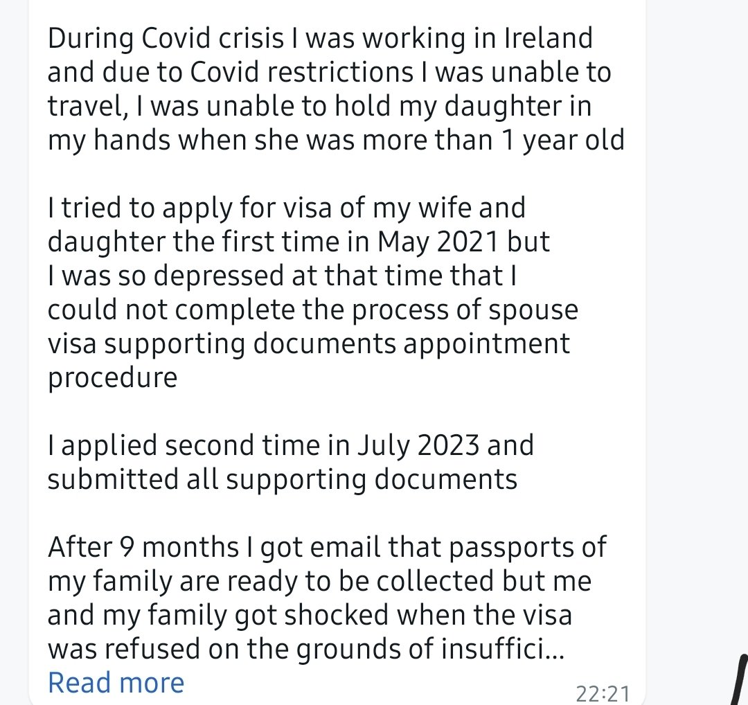 He has been serving @HSELive day and night for past 9 years. He got married 2019 and had his first daughter born late 2020. He served Ireland in Covid Crisis & couldn't hold his first child for few years until restrictions were over. After a long wait, his spouse & 3 year old 2/5