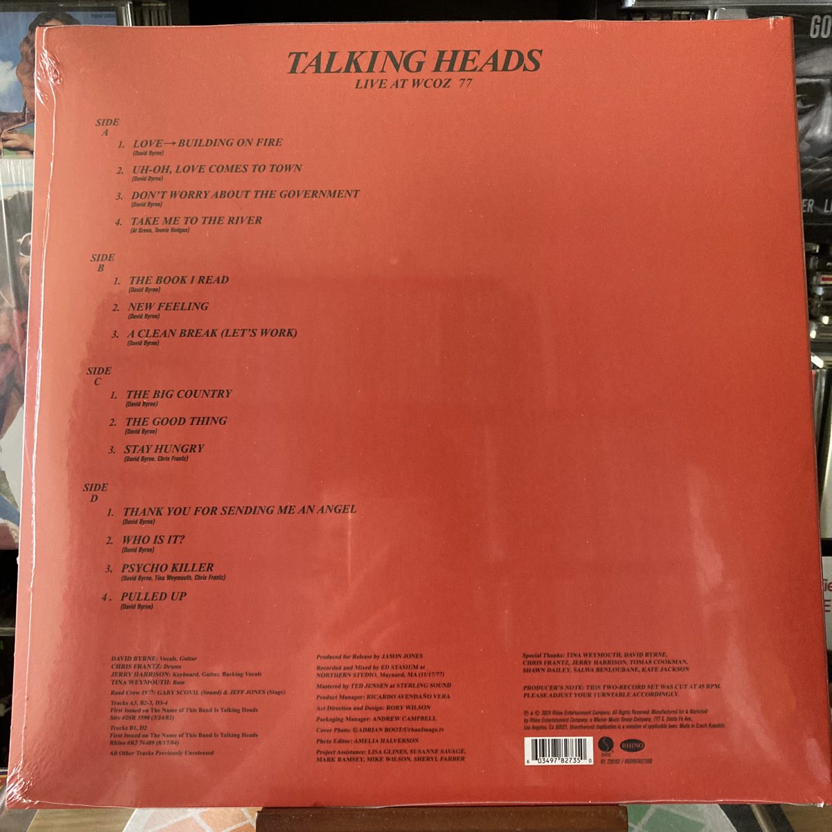 Talking Heads/Live At WCOZ 77
#nowplaying 
#vinyl #records #recordcollection
#cds #cdcollection
#talkingheads 
#rsd2024
