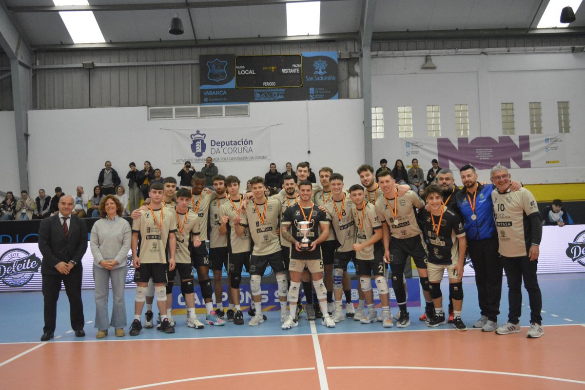 #SM2 | La Superliga 2 Masculina ya tiene CAMPEÓN de la Temporada 23/24 >> @cvspsp derrota a @aldebaransansa en la GRAN FINAL y se hace con el TÍTULO 🏆 🥇Instercap Asisa Tarragona SPSP 🥈Intasa San Sadurniño 🥉@VoleibolLeganes 🌟 MVP: Carlos Mora, de @cvspsp ENHORABUENA 🎉